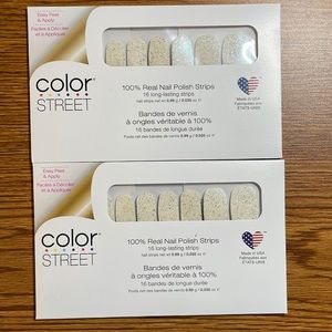 Two New, UnOpened packs of Color Street Undercover Nail Polish Strips